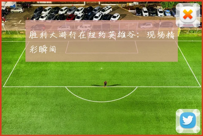 胜利大游行在纽约英雄谷：现场精彩瞬间